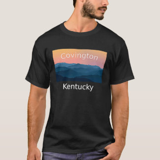 Covington Kentucky Berg solnedgång hemstad T Shirt