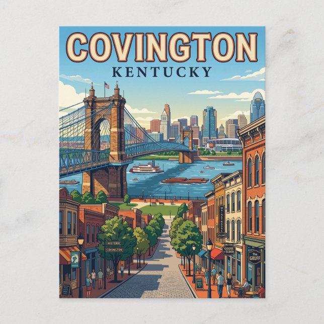 Covington, Kentucky Vykort (Framsida)