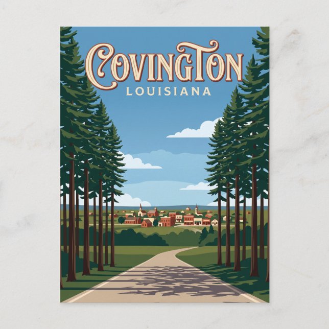 Covington USA Vykort (Framsida)