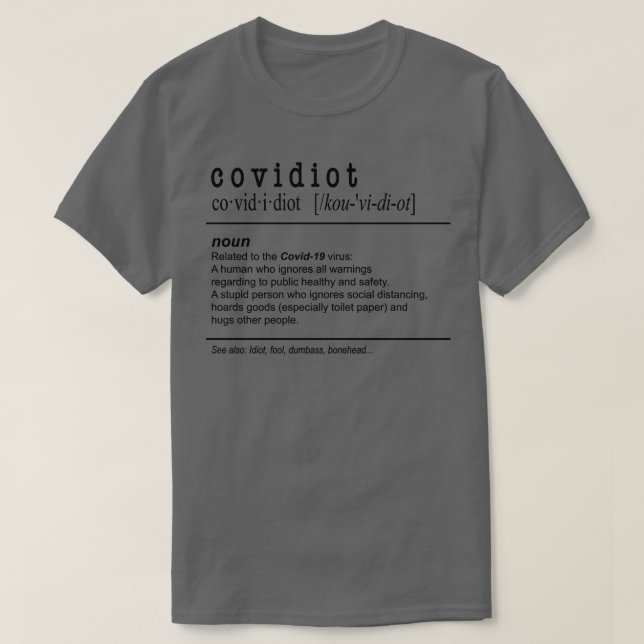 CovNoun Virus T Shirt (Design framsida)