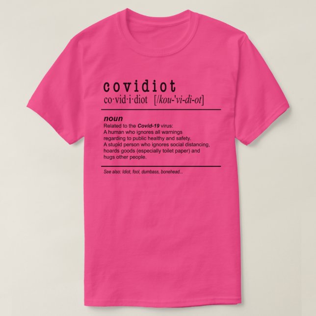 CovNoun Virus T Shirt (Design framsida)