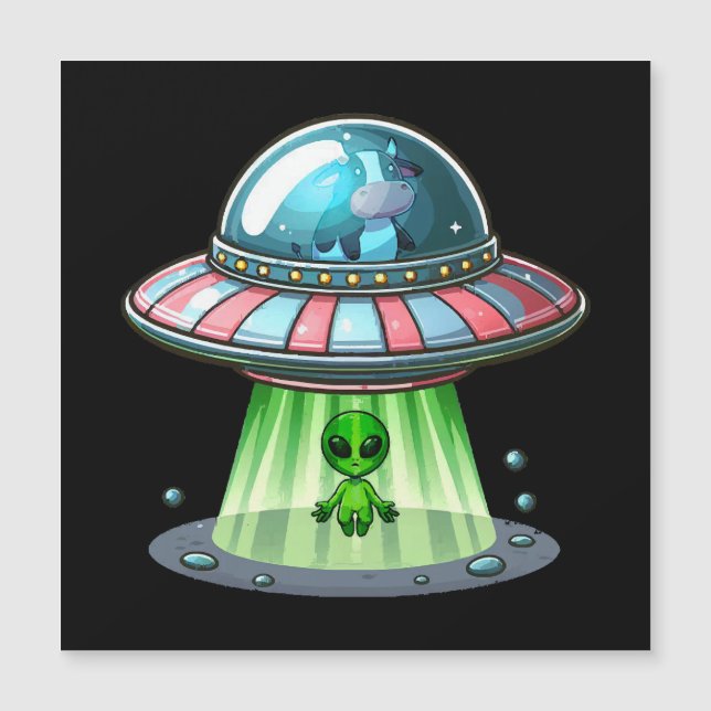 Cow Abducting Alien (Framsida)