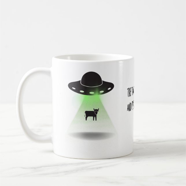 Cow Abduction Kaffemugg (Vänster)