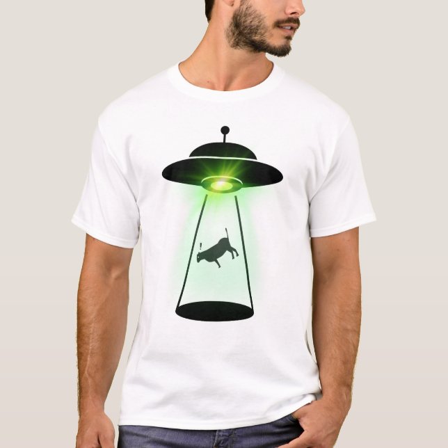 Cow Abduction T Shirt (Framsida)