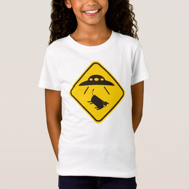 Cow Abduction T Shirt (Framsida)