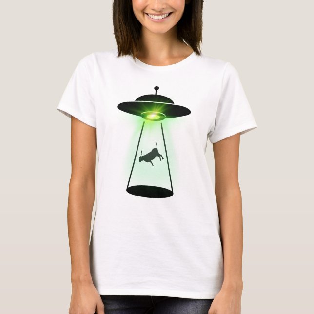 Cow Abduction T Shirt (Framsida)