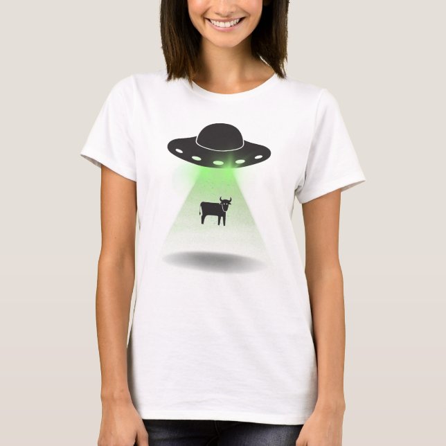 Cow Abduction T Shirt (Framsida)