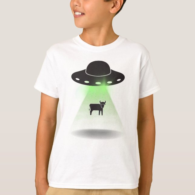 Cow Abduction T Shirt (Framsida)