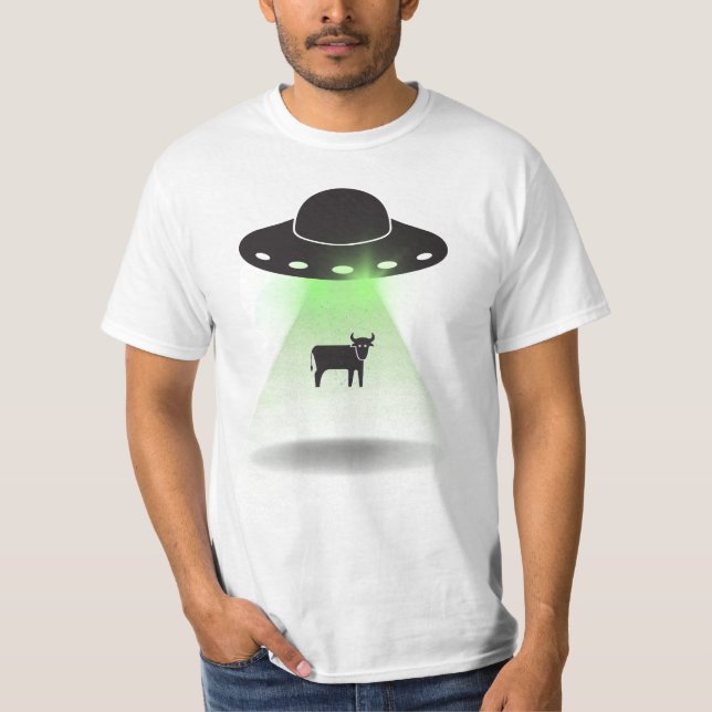 Cow Abduction T Shirt (Framsida)