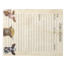 Cow Älskare Recept Pad - Perfekt för delning