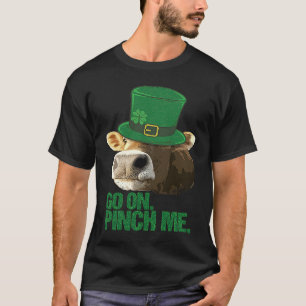 Cow Älskare Sarkastic St patricks day Leprechaun C T Shirt