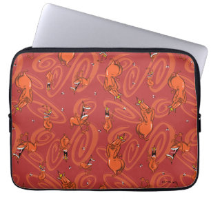 Cow and Chicken Red Guy Mönster Laptop Fodral