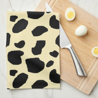 Cow Animal Skin Colour Pattern Design  Kökshandduk
