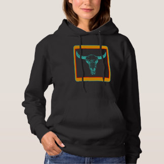 Cow Aztec Cow Skull Turqoise Cow Fan  Farm Animal T Shirt
