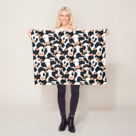 Cow Baby Blanket Fleecefilt