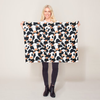Cow Baby Blanket Fleecefilt