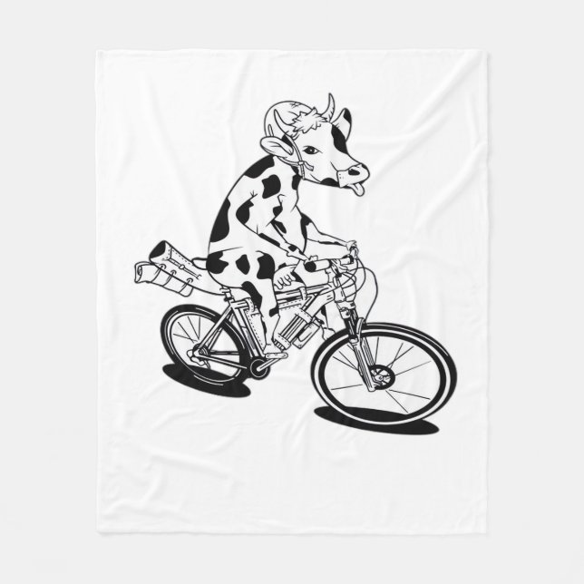 Cow Bikepacking Classic T-Shirt Fleecefilt (Framsidan)