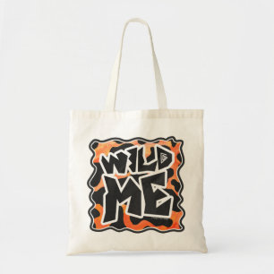 Cow Black and Orange Vild me Tygkasse