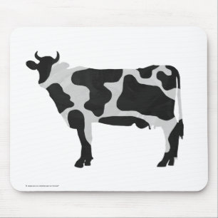 Cow Black and White Silhouette Musmatta