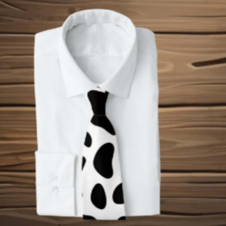 Cow Black White-lappar Slips