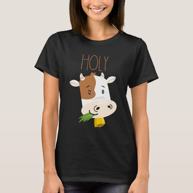 Cow Boskap Pun T Shirt (Framsida)