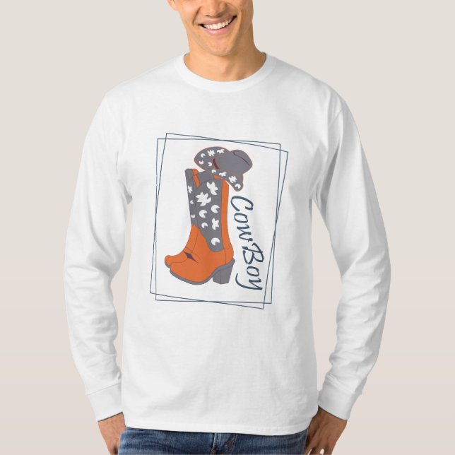 Cow boy t shirt (Framsida)