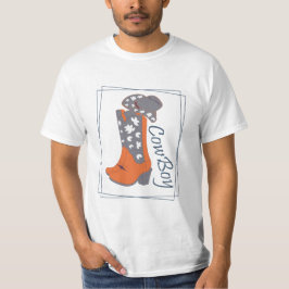 Cow boy t shirt