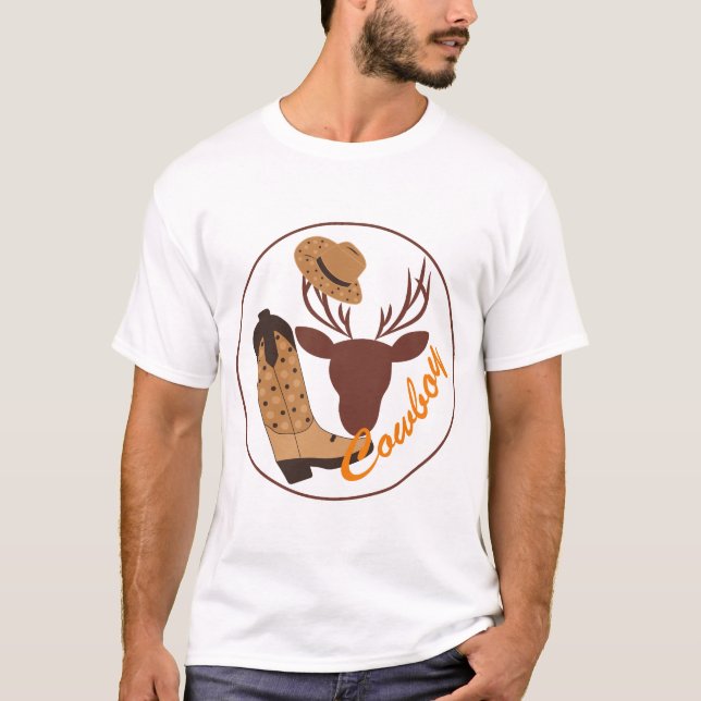 Cow boy t shirt (Framsida)