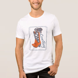 Cow boy t shirt