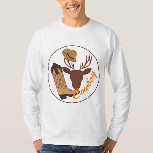 Cow boy t shirt (Framsida)