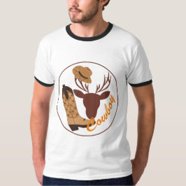 Cow boy t shirt