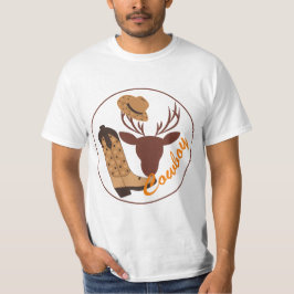 Cow boy t shirt
