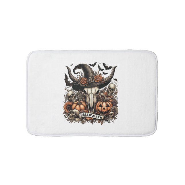 Cow Bull Lakan Halloween Badrumsmatta (Framsidan)