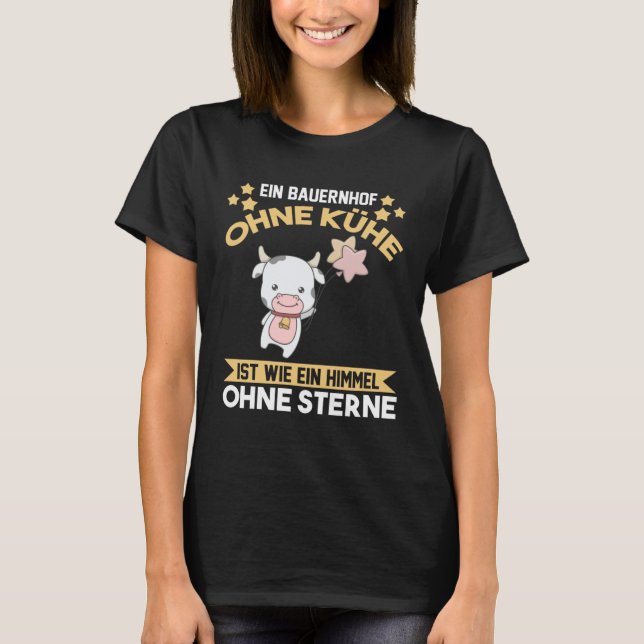 Cow Cows Farmer T Shirt (Framsida)