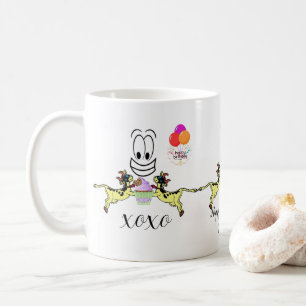 Cow Cuptårta grattis på födelsedagen Mugg