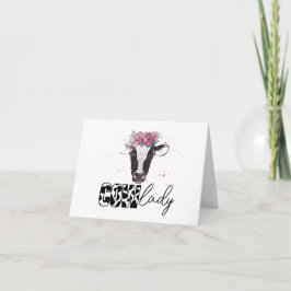 Cow Dam, Cow Mamma PERSONLIG Kort
