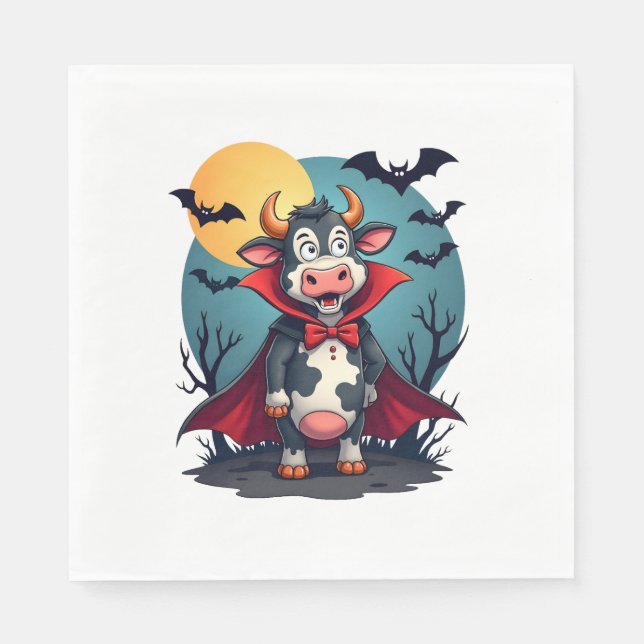 Cow Dracula Rises Pappersservett (Framsidan)