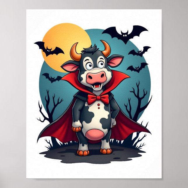 Cow Dracula Rises Poster (Framsidan)