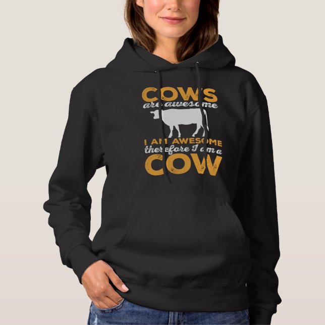 Cow Farm Animals Cows are Awesome T Shirt (Framsida)