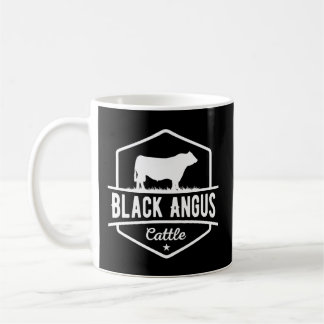 Cow Farmer Black Angus Cattle Kaffemugg