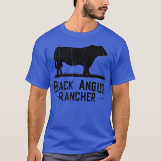 Cow Farmer Black Angus Rancher T Shirt