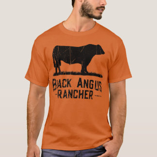 Cow Farmer Black Angus Rancher T Shirt