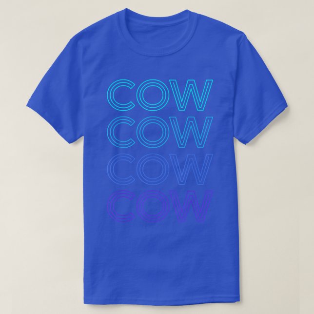 Cow Farmer Farm Farmer Retro T Shirt (Design framsida)