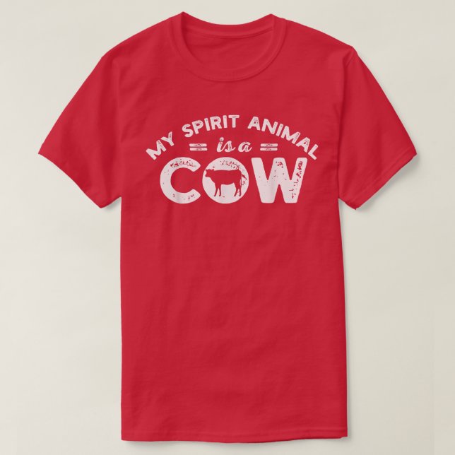 Cow Farmer Farming Gift T-Shirt (Design framsida)
