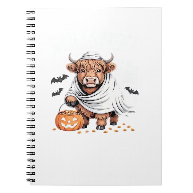 Cow Funny Halloween Spooky Djur älskare Essential Anteckningsbok (Framsidan)