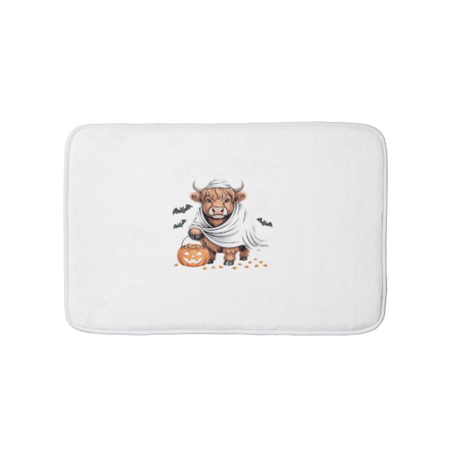 Cow Funny Halloween Spooky Djur älskare Essential Badrumsmatta (Framsidan)