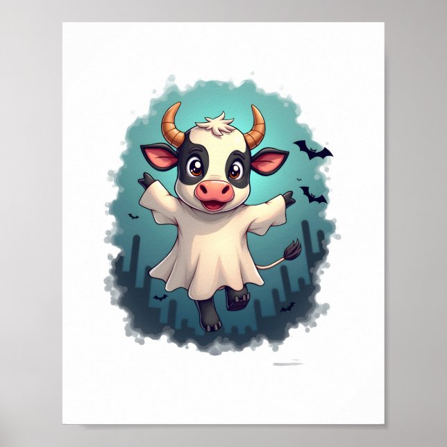 Cow Ghost Boo-levard Poster (Framsidan)