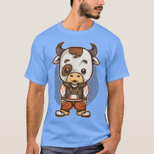 Cow Gift För barn Udder Farmer T-Shirt