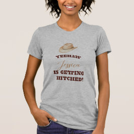 Cow Girl Bachelorette T Shirt