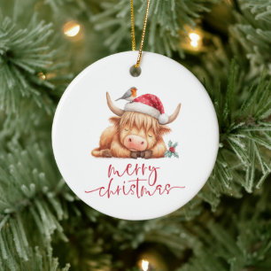 Cow God jul Julgransprydnad Keramik
